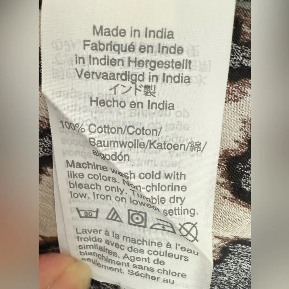 J. Crew Women's Leopard Print Long Ruffle Puff Sleeves Blouse Relaxed Fit NWT - Picture 9 of 9